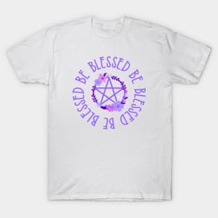 Purple Pentacle Design Cheeky Witch® T-Shirt